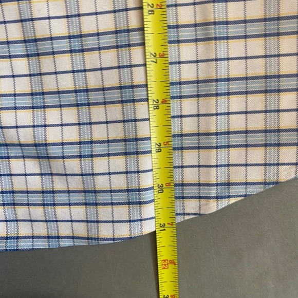 L.L.Bean Mens Plaid Button Down Shirt Long Sleeve Slightly Fitted 17-35‎ - Picture 8 of 8